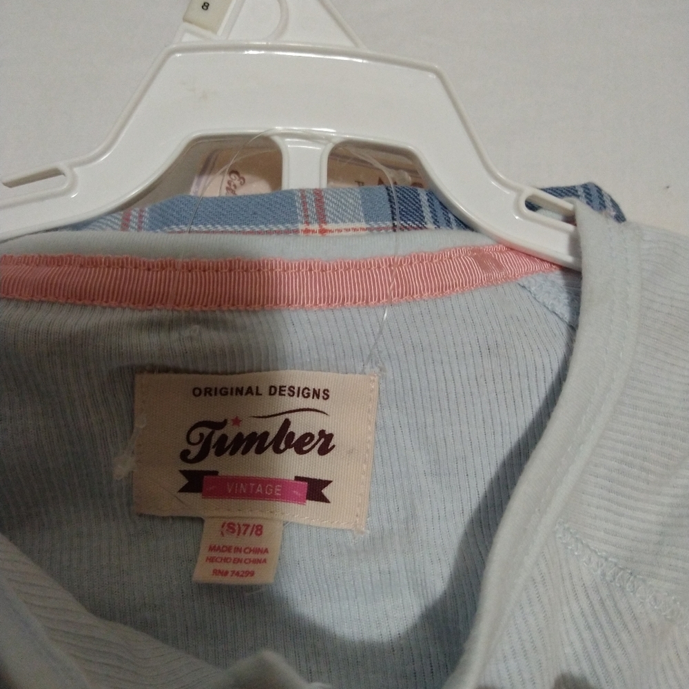 Sold**Timber Vintage Boys 2Pc Flannel Shirt Set - Picture 7 of 10